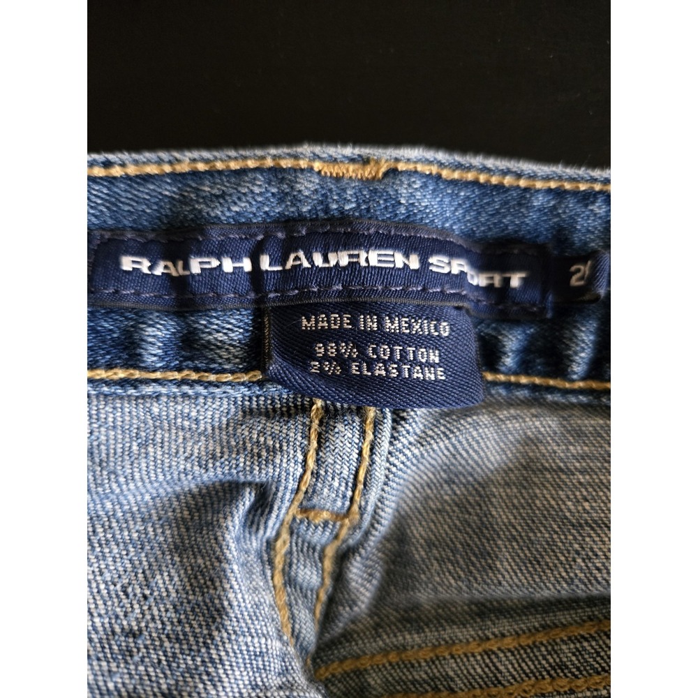 Ralph Lauren Sport Mens Blue Denim Jeans 28×31 Straight Fit "Cooper"‎ 2012 - Picture 6 of 10